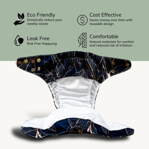 Mimi & Co Originals 2.0 - All in Two | Pocket Nappy + BAMBOO & HEMP DUO INSERT SET
